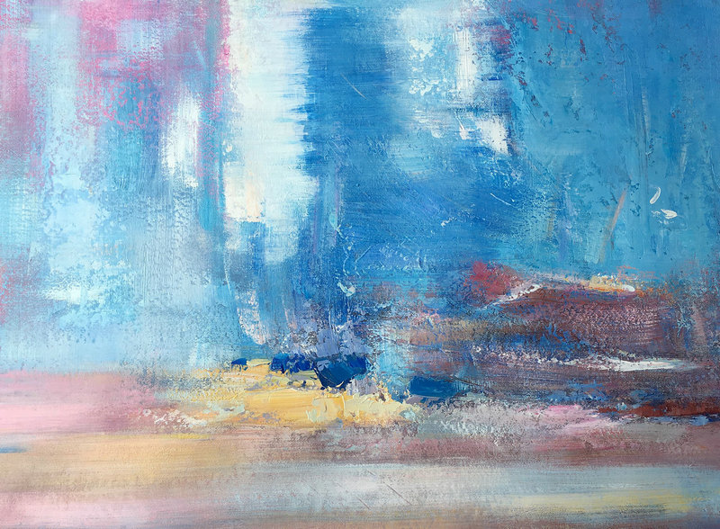 Original Abstract Painting Extra Large Canvas Art,Oversized Contemporary Art,Big Canvas Painting,Blue,White,Pink,Purple.etc
